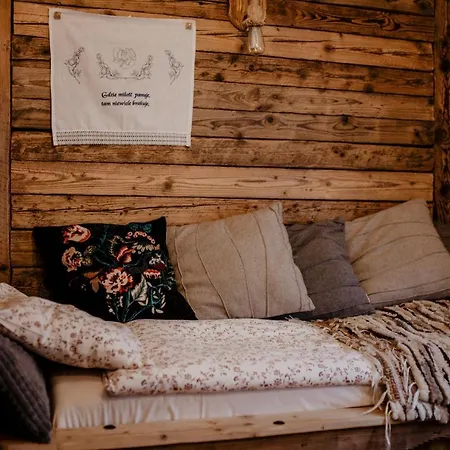 Zapiecek Drewniana Rustykalna Babci Ludwiki Feriehus